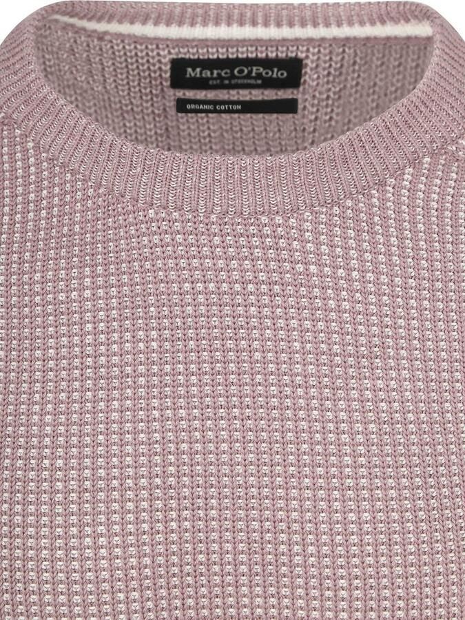 Marc O'Polo Pullover Structured Bi-Colour Mauve - Foto 2