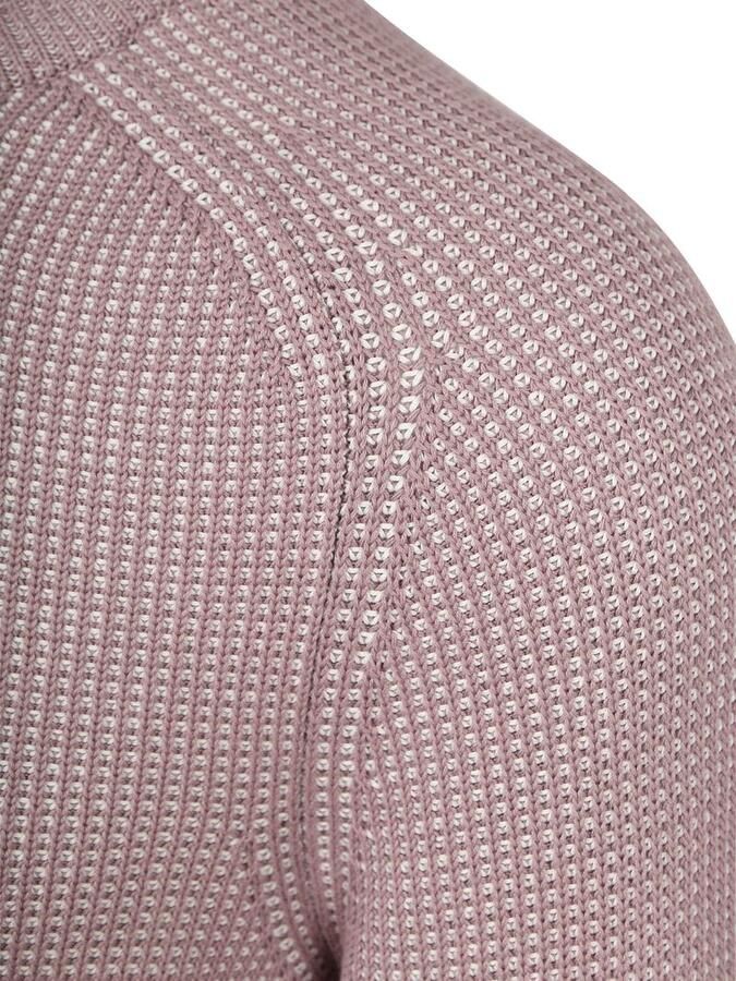 Marc O'Polo Pullover Structured Bi-Colour Mauve - Foto 4