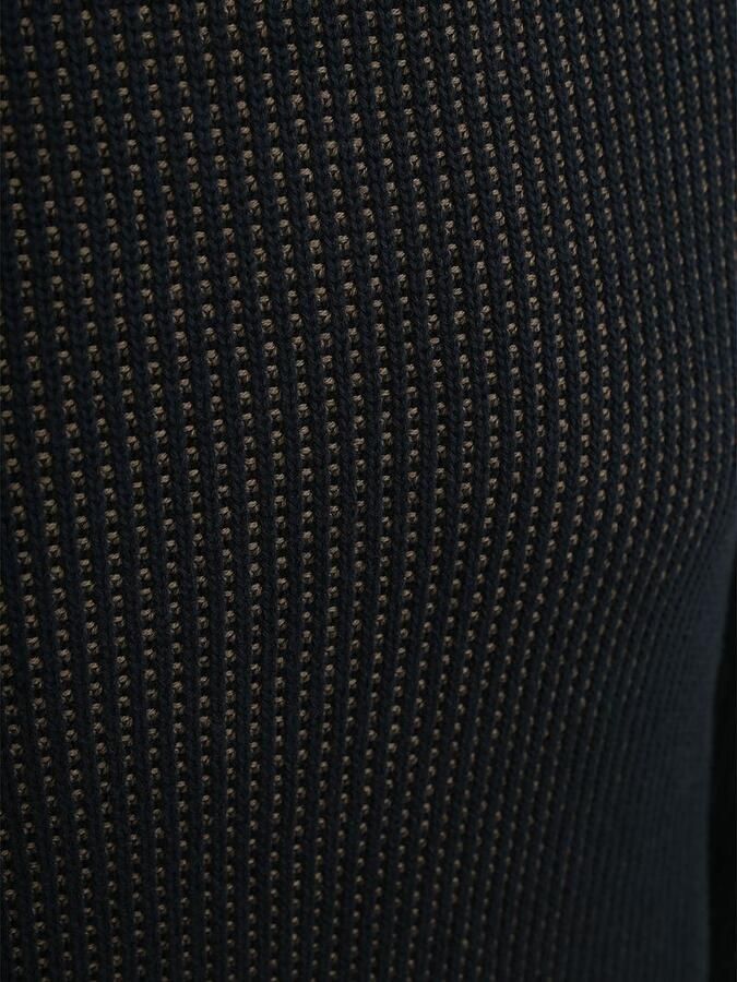 Marc O'Polo Pullover Structured Bi-Colour Navy - Foto 3