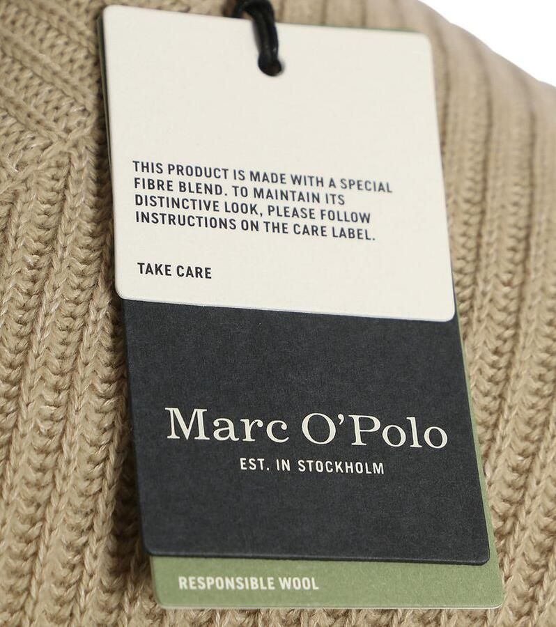 Marc O'Polo Sweaters Pullover Wol Blend Beige - Foto 3