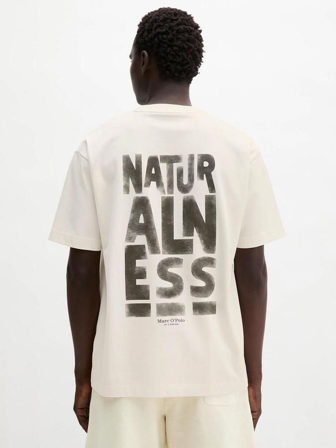 Marc O'Polo T-Shirt Backprint Wit