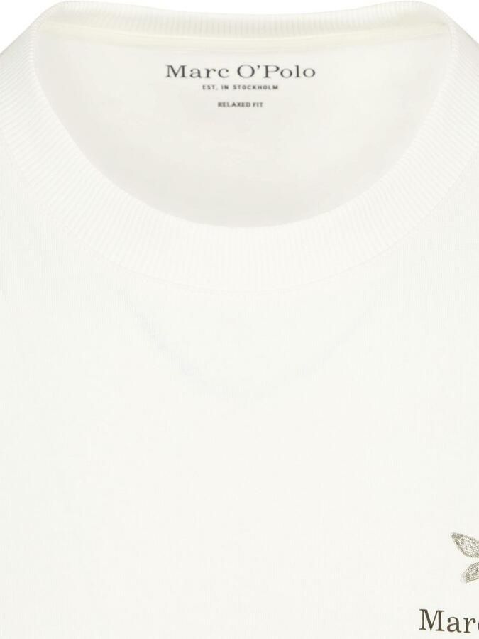 Marc O'Polo T-Shirt Backprint Wit - Foto 2