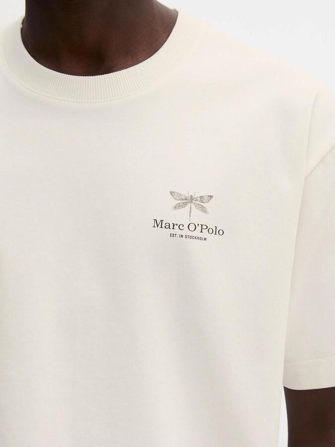 Marc O'Polo T-Shirt Backprint Wit - Foto 4