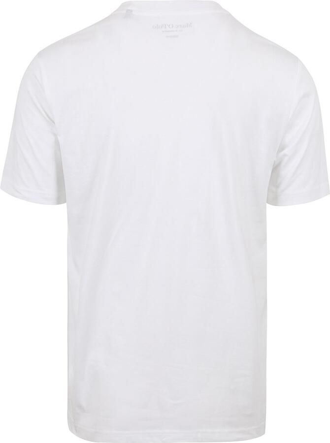 Marc O'Polo Marc &O&amp;amp;amp;amp;#39;Polo; T-Shirt Bloem Wit Heren - Foto 4