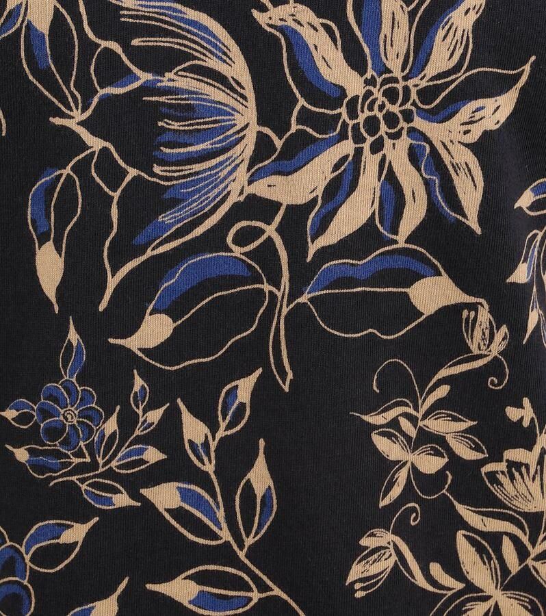 Marc O'Polo Marc &O'Polo; T-Shirt Bloemen Blauw Heren