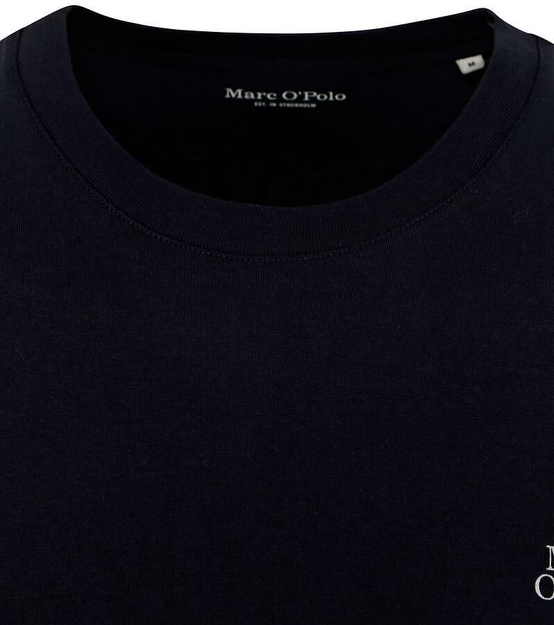 Marc O'Polo T-shirt Logo-T-shirt van bio-katoen - Foto 4