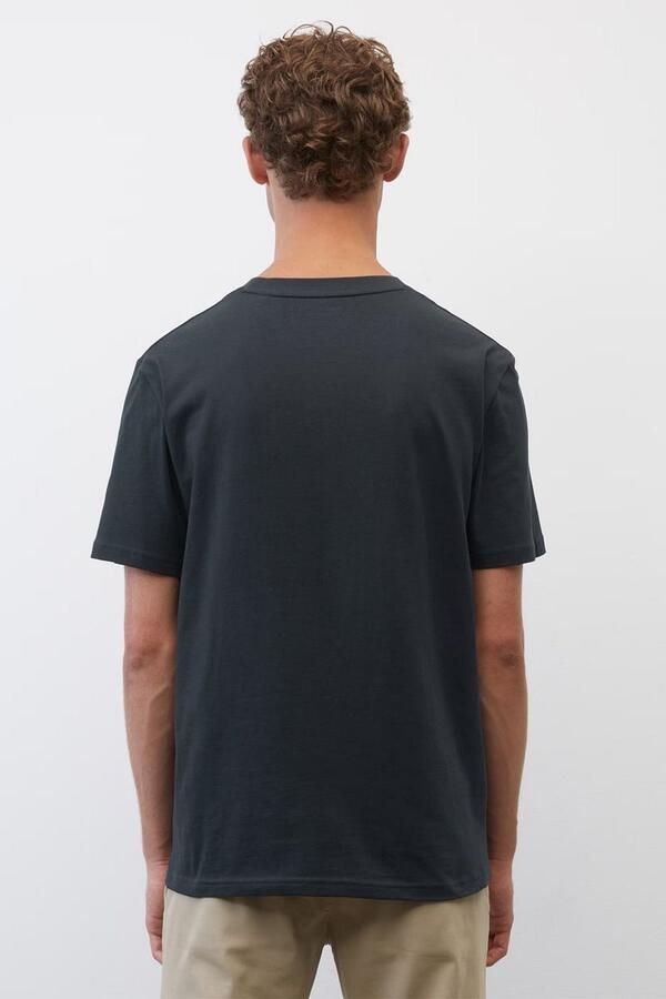 Marc O'Polo T-shirt met statement- en labelprint - Foto 5