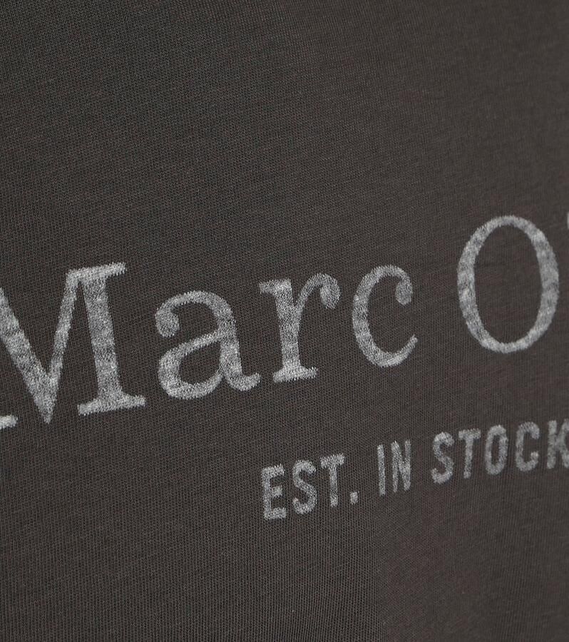 Marc O'Polo T-shirt met statement- en labelprint - Foto 4
