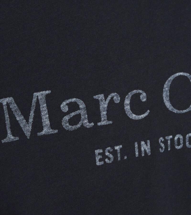 Marc O'Polo T-shirt met statement- en labelprint