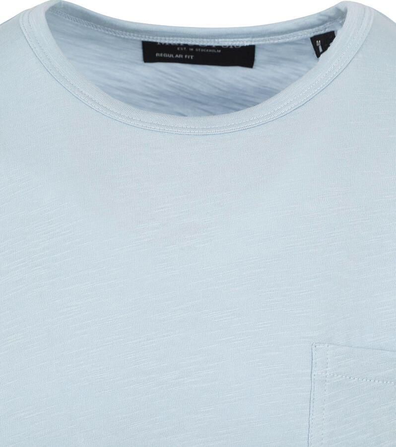 Marc O'Polo T-shirt T-Shirt Slubs Lichtblauw - Foto 2