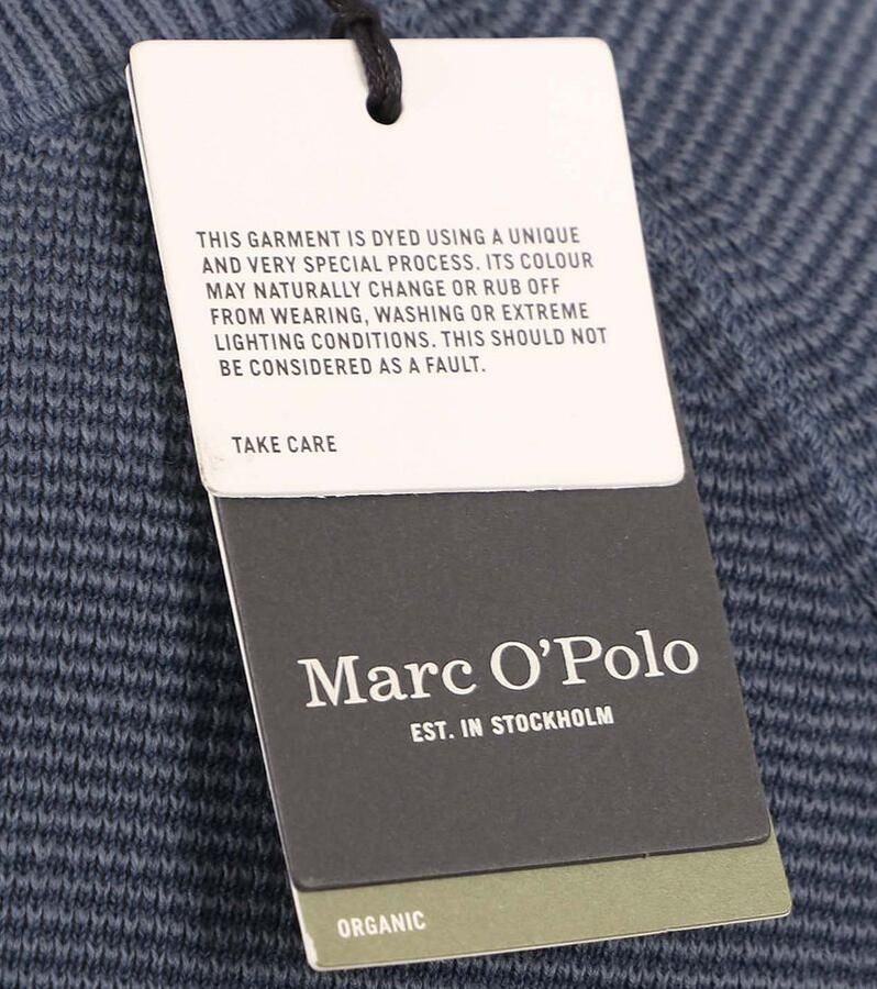 Marc O'Polo Trui met ronde hals Blauw Heren - Foto 2