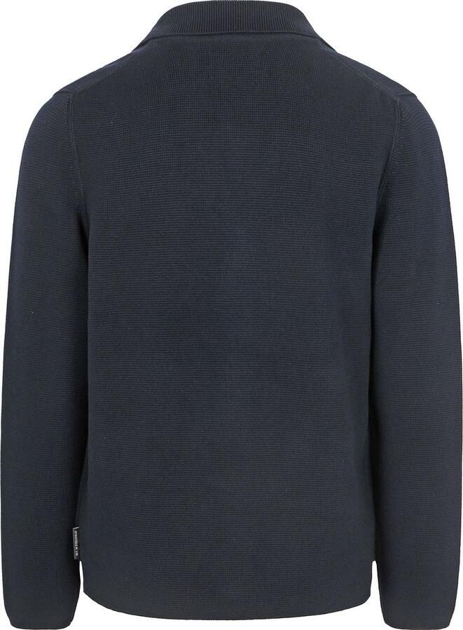 MARC O POLO Regular fit gebreid jack van zwaar Milano-tricot