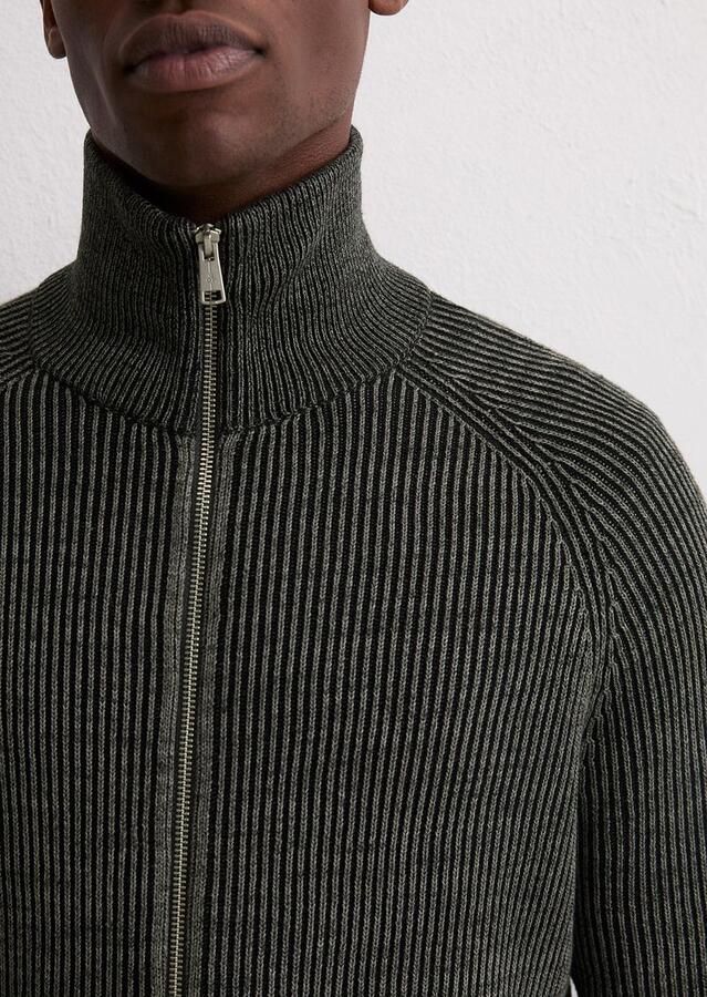 Marc O'Polo Regular fit sweatjack van katoenmix