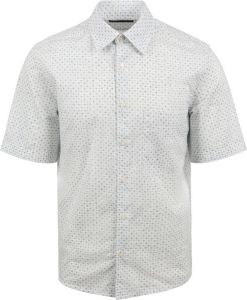Marc O'Polo Overhemd Short Sleeves Print Wit