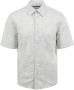 Marc O'Polo Overhemd Lange Mouw Overhemd Short Sleeves Print Wit - Thumbnail 1
