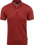 Marc O'Polo Poloshirt Linnen Rood - Thumbnail 1