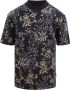 Marc O'Polo Marc &O'Polo; T-Shirt Bloemen Blauw Heren - Thumbnail 1