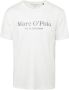 Marc O'Polo T-shirt met statement- en labelprint - Thumbnail 1