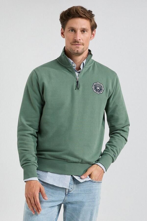 McGregor Half Zip Trui Groen - Foto 2
