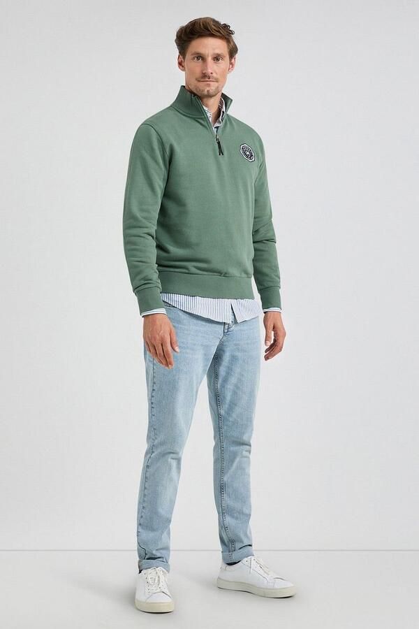 McGregor Half Zip Trui Groen - Foto 3