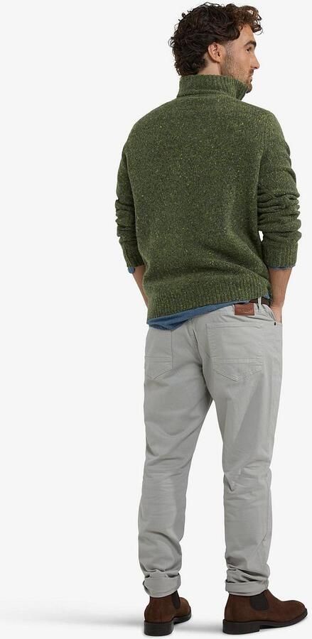McGregor Half Zip Trui Lamswol Blend Olive - Foto 5
