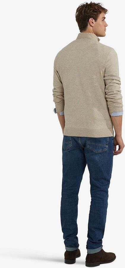 McGregor Half Zip Trui Merino Blend Structure Sand - Foto 4