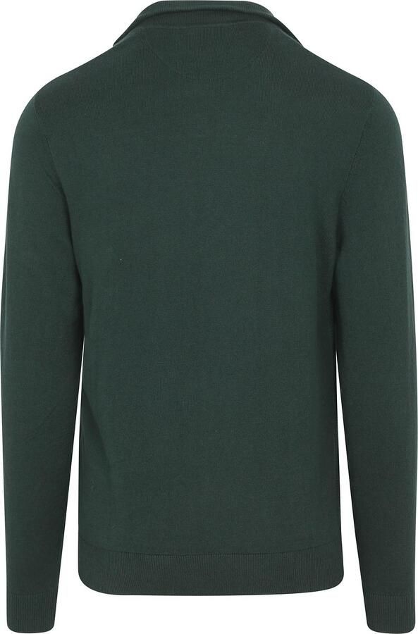 McGregor Half Zip Trui Merinowol Blend Pine Groen - Foto 4