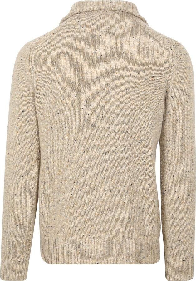 McGregor Half Zip Trui Merinowol Sand - Foto 4