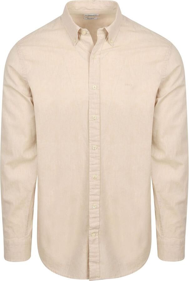 McGregor Overhemd Cotton Linen Ecru
