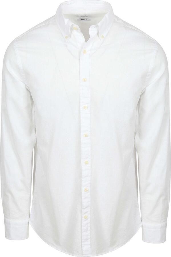 McGregor Overhemd Cotton Linen Wit