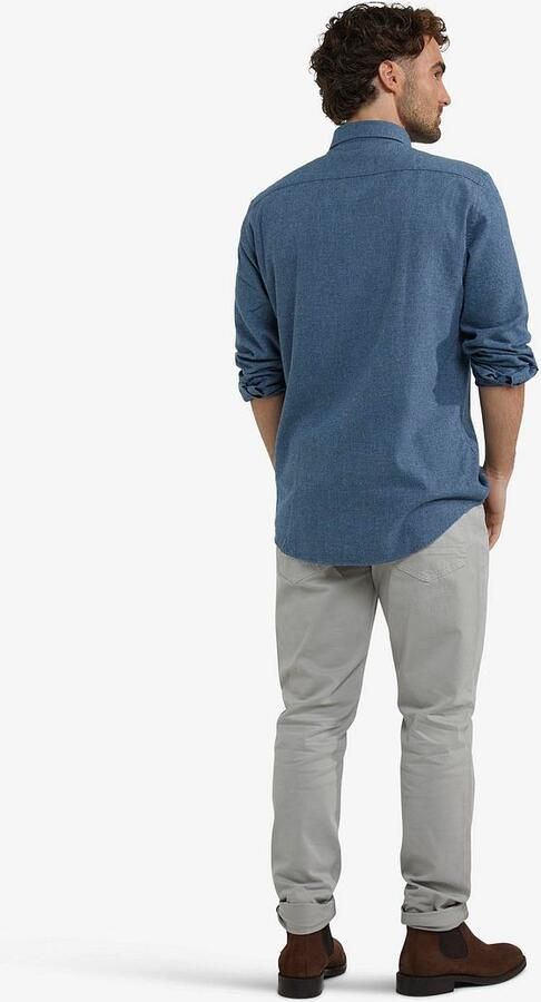 McGregor Overhemd Flanel Melange Blauw - Foto 4