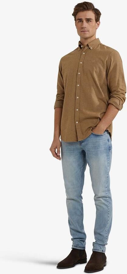 McGregor Overhemd Flanel Melange Camel - Foto 5