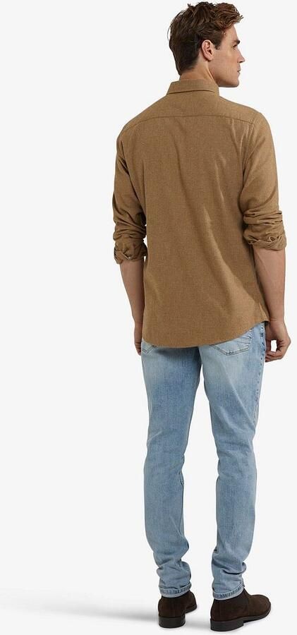 McGregor Overhemd Flanel Melange Camel - Foto 4