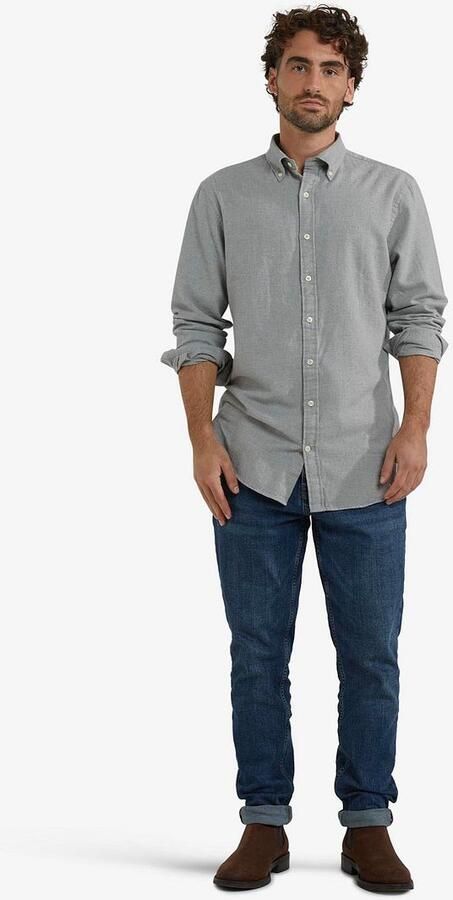 McGregor Overhemd Flanel Melange Grijs - Foto 4