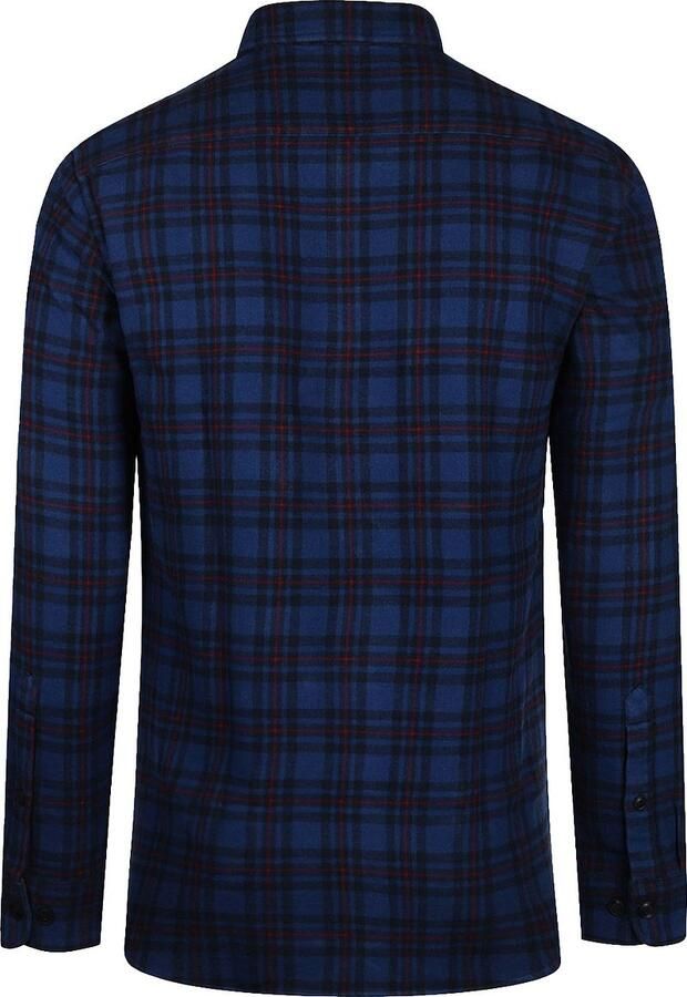 McGregor Overshirt Tartan Ruit Donkerblauw - Foto 2