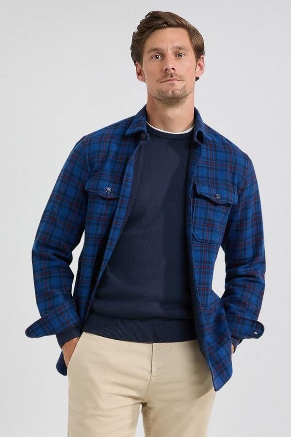 McGregor Overshirt Tartan Ruit Donkerblauw - Foto 3