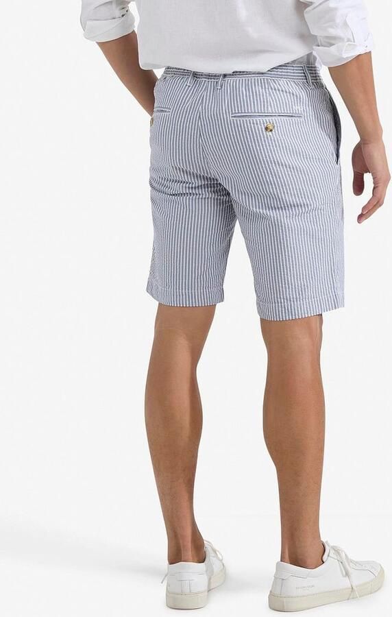 McGregor Shorts Striped Seersucker Medium Blue - Foto 5