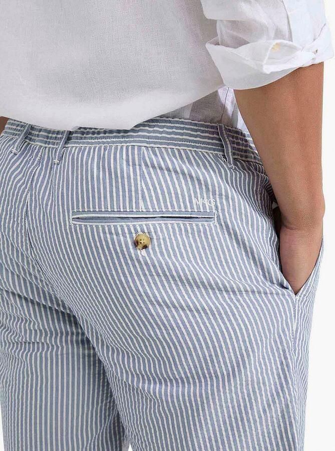 McGregor Shorts Striped Seersucker Medium Blue - Foto 2