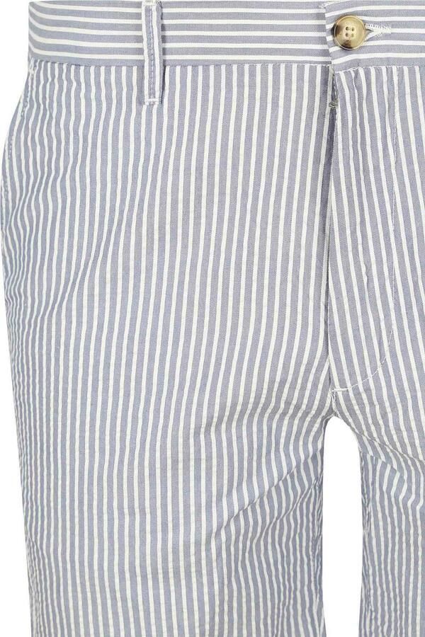 McGregor Shorts Striped Seersucker Medium Blue - Foto 3