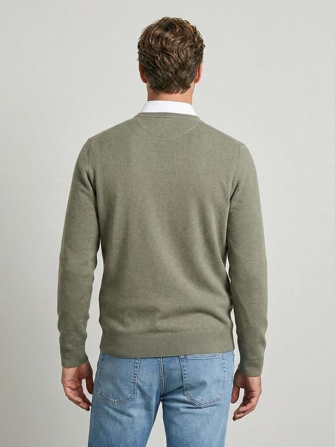 McGregor Trui Cotton Cashmere Olivine - Foto 3