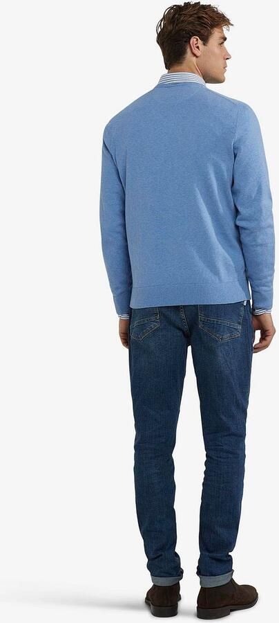 McGregor Trui Merino Blend V-Hals Ice Blauw - Foto 5