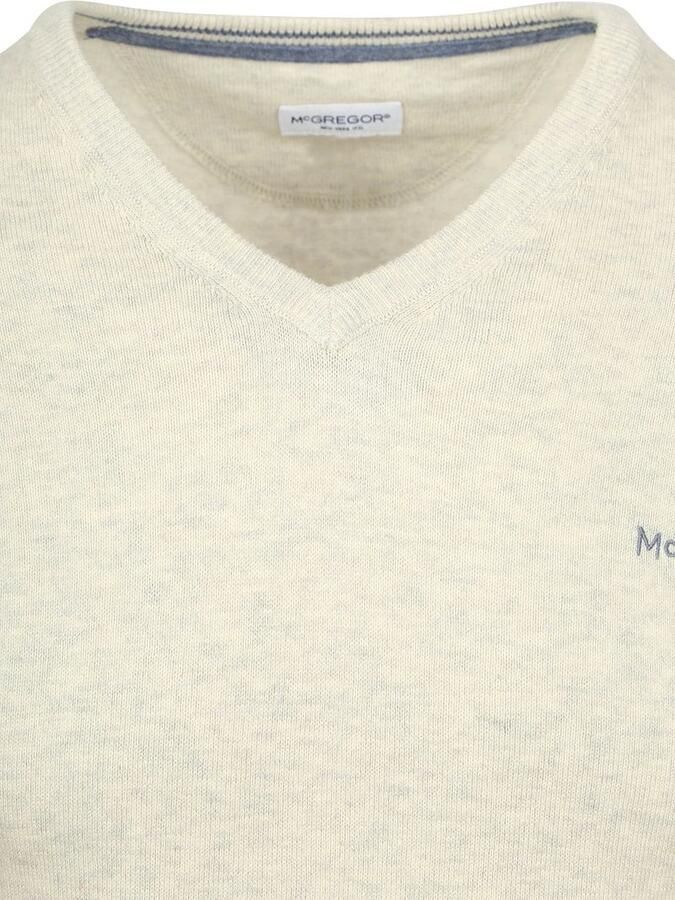 McGregor Trui Merino Blend V-Hals Off White - Foto 3