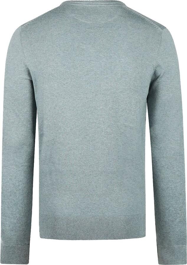 McGregor Trui Merino Blend V-Hals Sage Groen