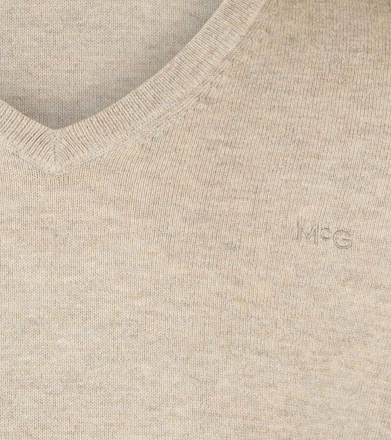 McGregor Trui Merino Blend V-Hals Sand - Foto 2