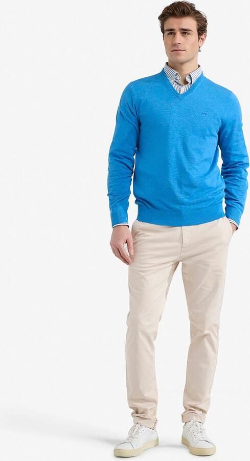 McGregor Trui V-Hals Sea Blauw - Foto 4