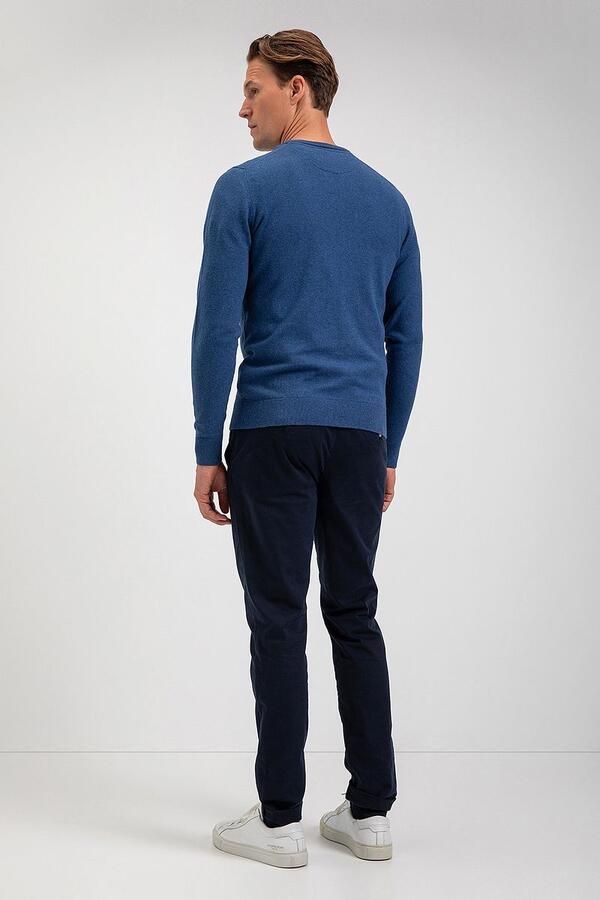 McGregor Trui Wolmix Mid Blauw - Foto 4