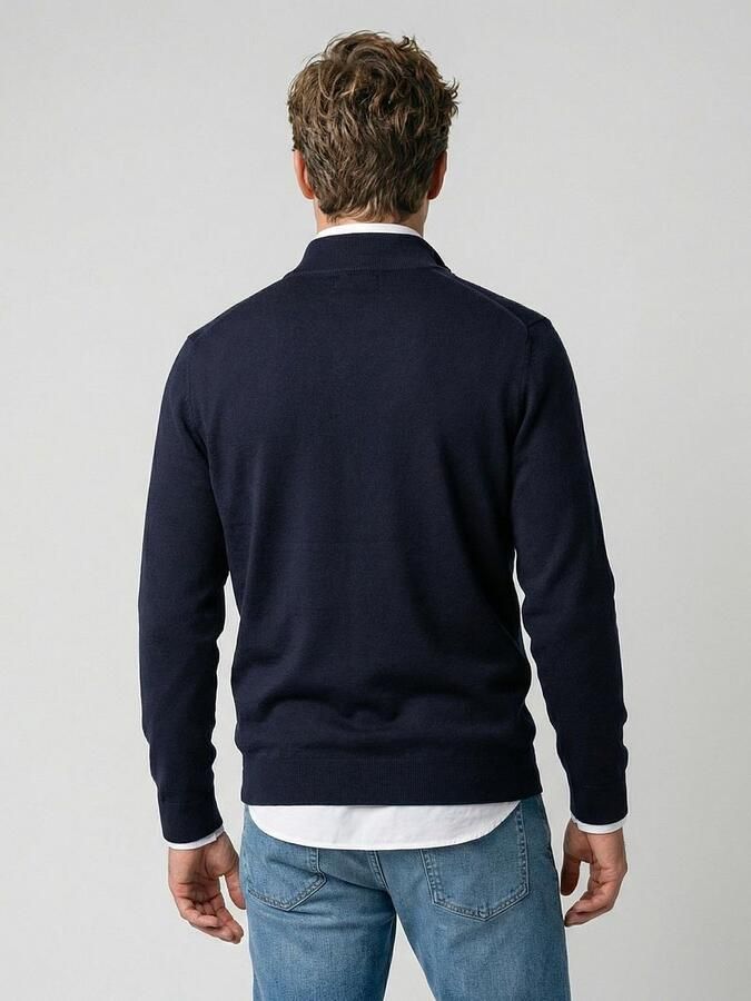 McGregor Vest Cotton Cashmere Navy - Foto 3