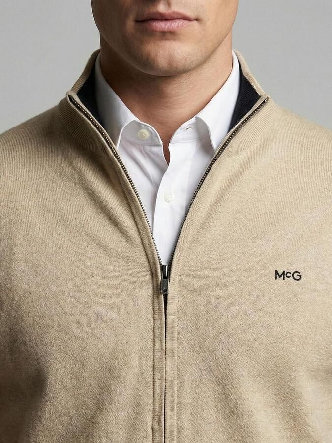 McGregor Vest Cotton Cashmere Sand - Foto 2