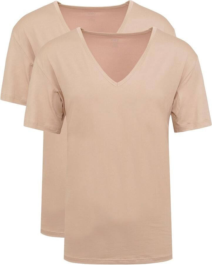 Mey Dry Cotton V-hals Onzichtbaar Ondershirt 2-Pack