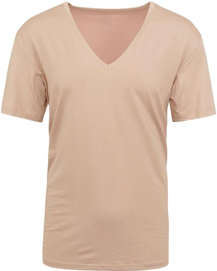 Mey Shirt voor eronder Dry Cotton Functional Korte mouw diepe V-hals single jersey met extra lange rug (1 stuk) - Foto 3